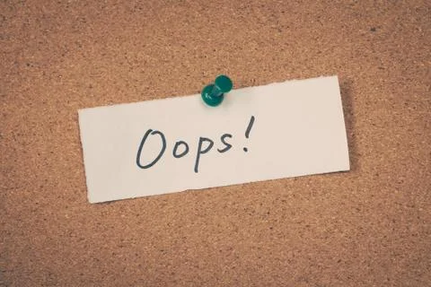 Oops Stock Photos