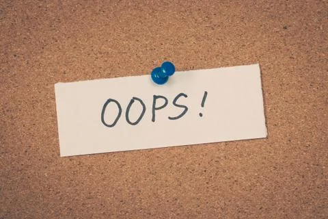 Oops Stock Photos
