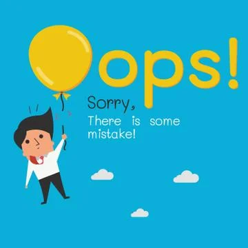 Oops symbol Stock Illustration