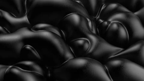 Oozing Black Bubbles Background Stock Footage 169797120