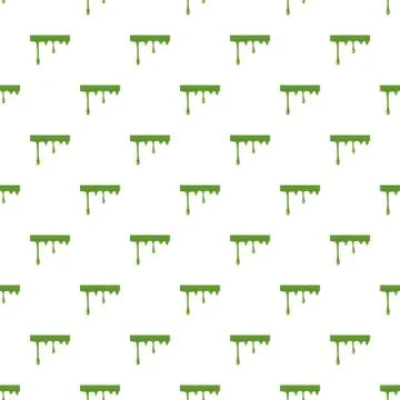 Oozing slime isolated on white background Stock Illustration