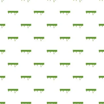 Oozing slime isolated on white background Stock Illustration