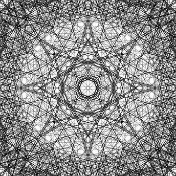 Op art creative geometric pattern, ornament Stock Illustration