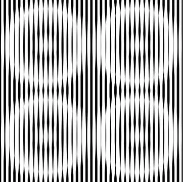 Op Art Design, Striped Vector Seamless Pattern Stock Illustration