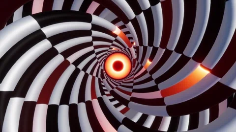 Op Art Optical Illusion Motion Background Loop Animated Stock Footage 325384472