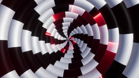 Op Art Optical Illusion Motion Background Loop Animated Video stock 325384479