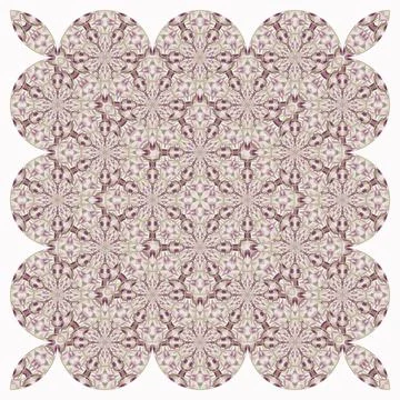 Op art pattern, ornament, modern abstract floral background, fashion print Illustrazione stock