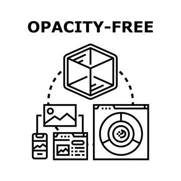 Opacity free concept connecting software development devices Ilustração Stock