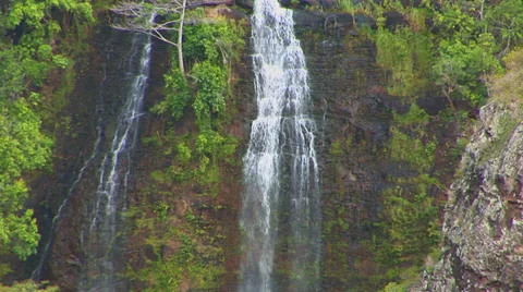 'Opaeka'a Falls Stock Footage 32206521