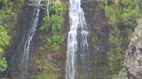 'Opaeka'a Falls Stock Footage 32206675