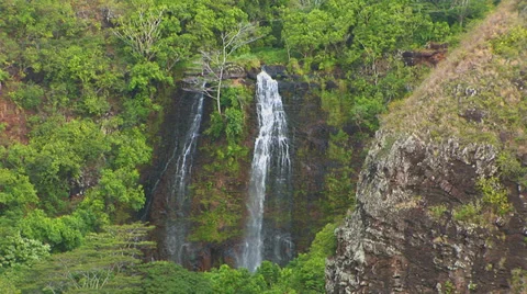 'Opaeka'a Falls Stock Footage 32206728