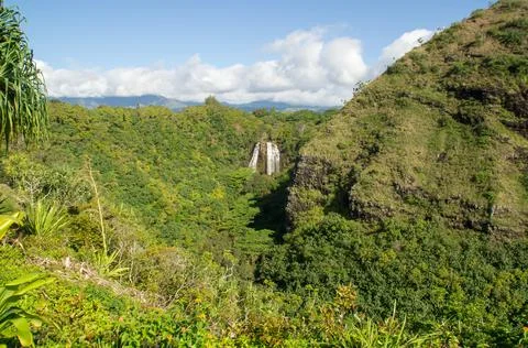 Opaekaa Falls Stock-Fotos