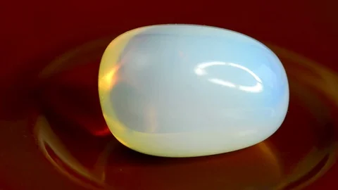 Opal, artificially, on turn table Stock Footage 72926885