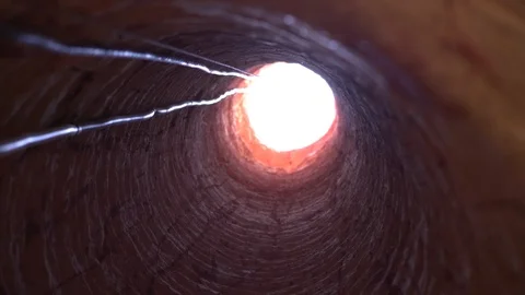 Opal mining tunnel in Coober Pedy South Australia. Stock-Footage 115433405