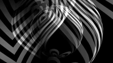 OpArt Heart Spin 2 Stockbeeldmateriaal 34298853