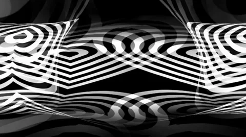 OpArt Hearts Circle Stockbeeldmateriaal 34299271