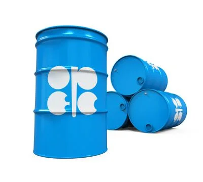 OPEC Flag Oil Barrel Stock-Illustration