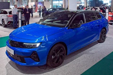 Opel Astra (2025). Stock Photos