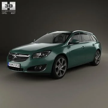 Opel Insignia Sports Tourer 13 3d Model