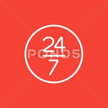 24 hours symbol - Free signs icons