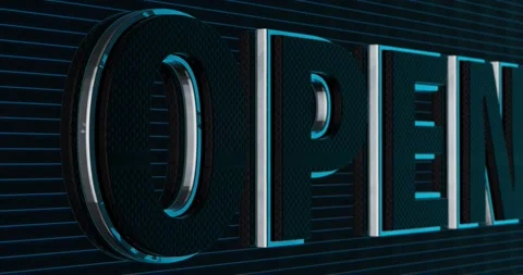 Open. 3D Promotion Intro. Text Logo Stock Footage 140978751