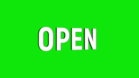 Open 3d text animation with horizontally word rotating effect. seamless loo.. Stock Footage 313775428