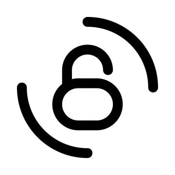 Open access icon. Editable line icon. Professional and modern outline icon .. Stock Illustration