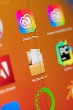 Open Adobe Creative cloud Stockfoto's