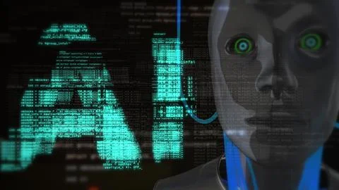 Open ai chat gpt bot and artificial intelligence technology. Artificial Stockillustratie