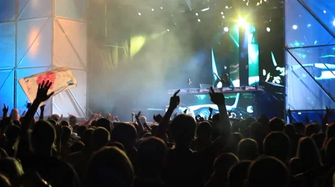 Open air, concert Stock Footage 53274880