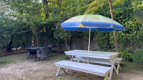 Open air lunch hotel 스톡 동영상 322939617