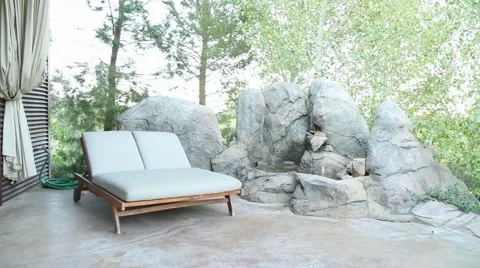 Open Air Patio Stock Footage 40815377