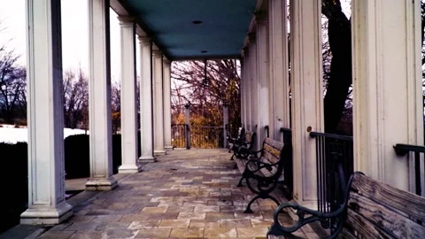 Open Air Pavilion Stock Footage 232652362