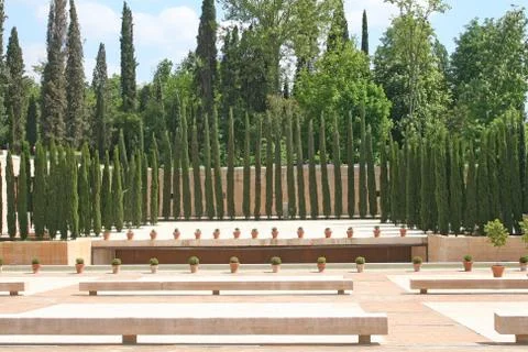 Open-air stage for concerts Foto stock