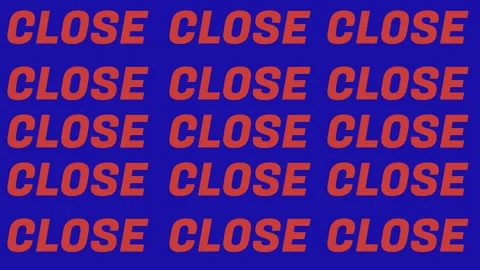 Open and close motion graphic in blue background Video stock 236395901