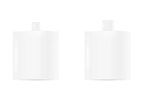 Open and closed bottle 스톡 일러스트