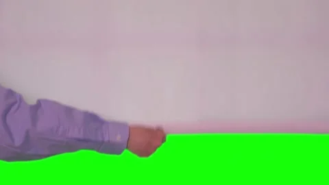 Open and Closing Window Shade with Green Screen Stock Footage 151363555