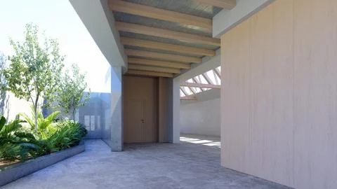 Open architecture concept. Stock Illustration