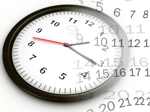 Open around the clock, 24 hours a day and 7 days a week Stock Illustration