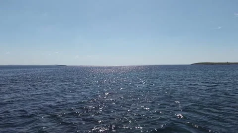 Open Atlantic Ocean at Seafield County Clare Ireland Video stock 339410123
