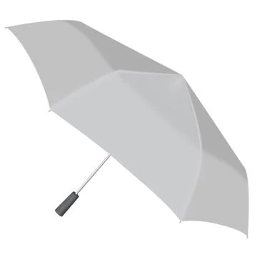 Open automatic umbrella mockup, realistic style Stock Illustration