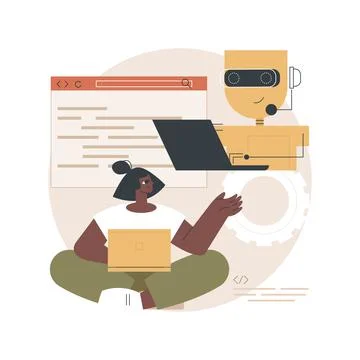 Open automation architecture abstract concept vector illustration. 스톡 일러스트