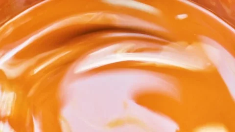 Open bank with orange paint Stock Footage 79848353