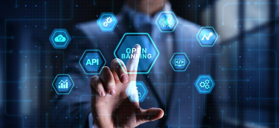 Open Banking Enabling Secure Financial Transactions and Data Sharing, project Stockfoto's