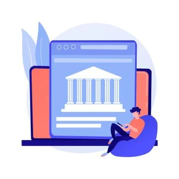 Open banking platform vector concept metaphor Stock Illustration