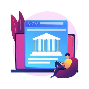 Open banking platform vector concept metaphor Stock Illustration