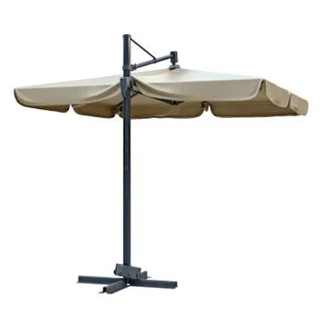 Open beach umbrella Stock-Illustration