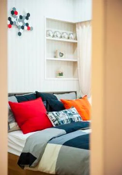 Open the bedroom Stock Photos