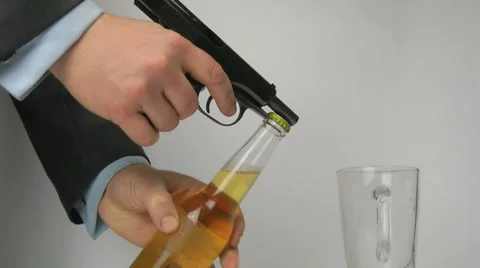 Open a beer Stock Footage 10773454