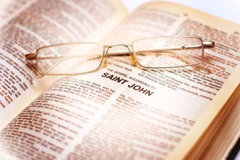 Open bible Stock Photos